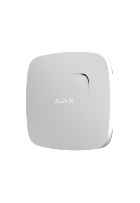 Бездротовий датчик детектування диму і чадного газу Ajax FireProtect Plus white