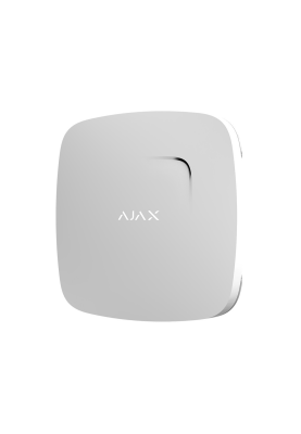 Бездротовий датчик детектування диму і чадного газу Ajax FireProtect Plus white