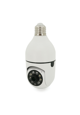 4Мп Wi-Fi відеокамера вулична-внутрішня SD/картка PiPo PP-IPC30D2MP15 PTZ 2.8mm під цоколь Е27 ICSee