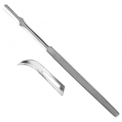 Скальпель з нержавіючої сталі  №7 + лезо №15