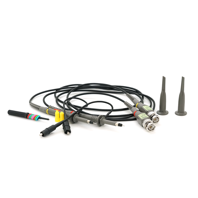 Щупи P6100 Premium якість + крокодили + BNC-роз'єми, 2 щупи в комплекті, ціна за упаковку