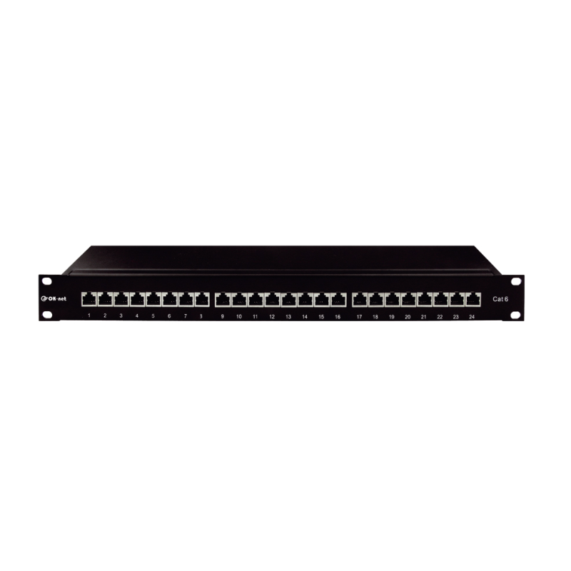 Патч-панель OK-net 24 порти Кат.6 UTP