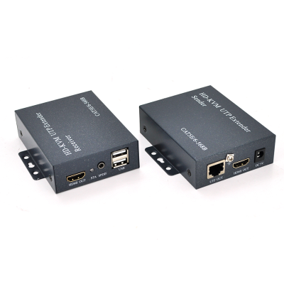Одноканальний активний подовжувач HDMI сигналу UTP кабелю. Дальність передачі: до 120 метрів, cat5e/cat6e 1080P/3D. Управління через USB