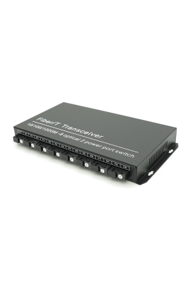 Комутатор UPLINK UFS CK-880IS8F2E Fiber Switch 8Fiber 100Mbps + 2 1000M RJ45 ports, корпус метал, БП в комплекті