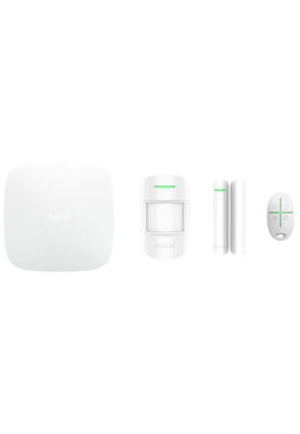 Розширений комплект бездротової сигналізації Ajax StarterKit Plus white ( Hub Plus/MotionProtect/DoorProtect/SpaceControl )