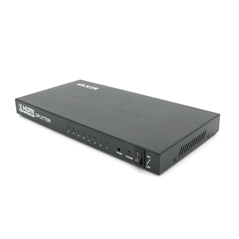 Активний HDMI спліттер 1 => 8 портів, 4K X 2K, 1080р, 1,4 версія, Box