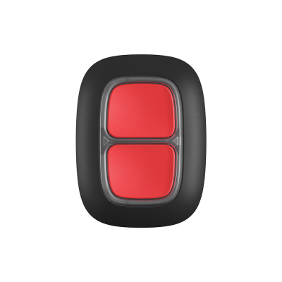 Бездротова екстрена кнопка Ajax DoubleButton black