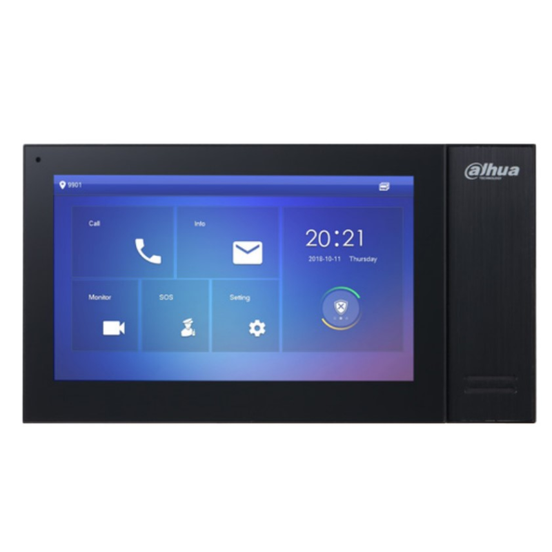 7" IP відеодомофон із пам'яттю Dahua DHI-VTH2421FB-P