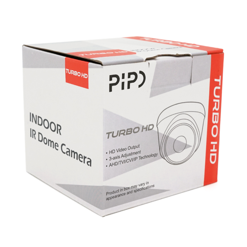 2MP мультиформатна камера PiPo в пластиковому куполі PP-D1C06F200ME 2,8 (мм)