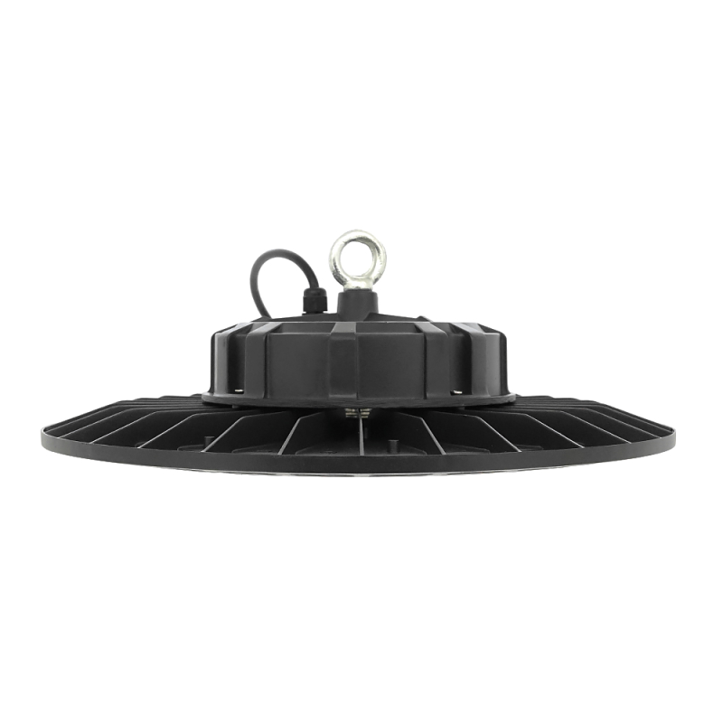 Стельовий промисловий світильник Ritar 300W, 6500K, 220V. IP65, 30000lm, RA >80, Φ362*35 мм, Black