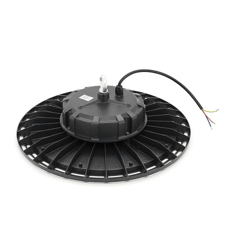 Стельовий промисловий світильник Ritar 300W, 6500K, 220V. IP65, 30000lm, RA >80, Φ362*35 мм, Black