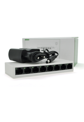 Комутатор PIX-LINK LV-SW08 8 портів Ethernet 10/100 Мбіт/сек, BOX Q100