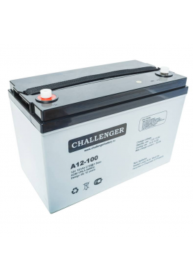 Акумуляторна батарея CHALLENGER А12-100, 12V 100Ah (328х172х210), Q1, ( VRLA AGM )