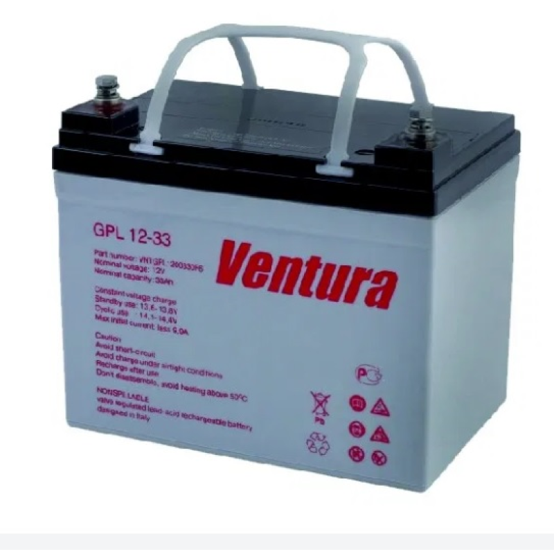 Акумуляторна батарея Ventura 12V 33Ah (195 * 129 * 179мм), Q1