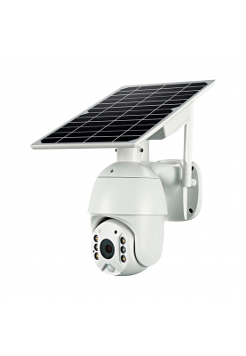 2 Мп Wi-Fi відеокамера купольна Q3-4 1080P PiPO із сонячною панеллю, SD карткою, кут огляду 120° (об'єктив 3.6 мм)APP-UBox