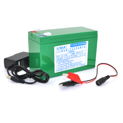 Акумуляторна батарея літієва QiSuo 12V 8A з елементами Li-ion 18650 (150X64,5X97,7) + зарядное устройство 12,6V/1A + крокодилы
