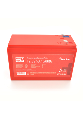 Літій-залізо-фосфатний акумулятор Merlion LiFePO4 12.8V 9AH (4S3P/BMS-10A), (151x65x97) for UPS, before 5000 циклів, Q12