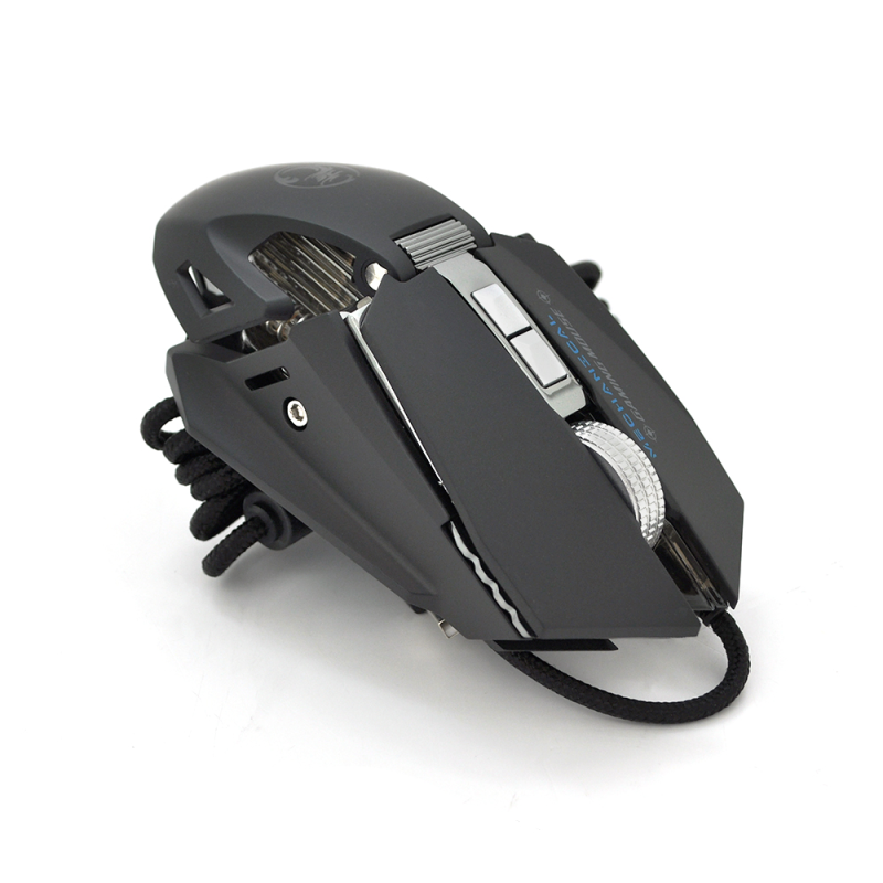 Миша дротова iMICE T96, 7 кнопок, 1000/1600/2400/3200/4800/7200  DPI, Led Lighting, 1,8м, Windows xp/Vista/Win7/8/10 Mac OS X, Black, COLOR BOX, Q40