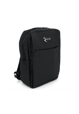 Рюкзак для ноутбука T2  15.6 ", матеріал нейлон, вихід під USB-кабель, чорний, Q50