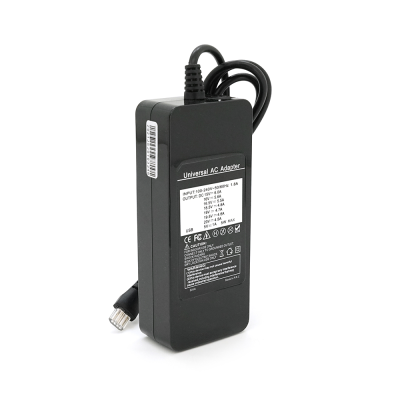 Універсальне СЗУ 90W, корпус - пласт, ручне регулювання, 8 роз'ємів,T2  LCD - дисплей, BOX