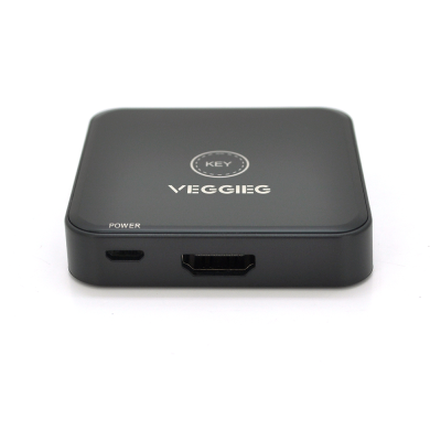 Перемикач двоскерований VEGGIEG V-HD01 HDMI2.0 з живлення через USB, підтримує 2Kx4K, 30Hz, Black, Box