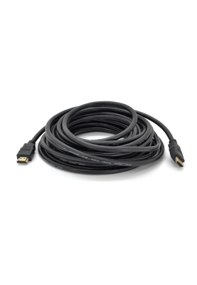 Кабель Ritar Premium PL-HD94 HDMI-HDMI Ultra HD 1080P, 20.0m, v1,4, OD-8.0mm, з фільтром, круглий Black, конектор Gold, Box, Q20