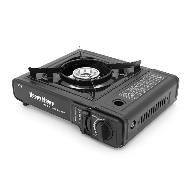 Портативна газова плита BK-155A, Black, Box