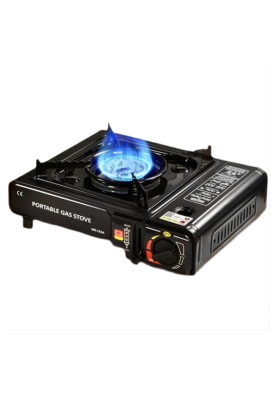 Портативна газова плита MS-155A, Black, Box