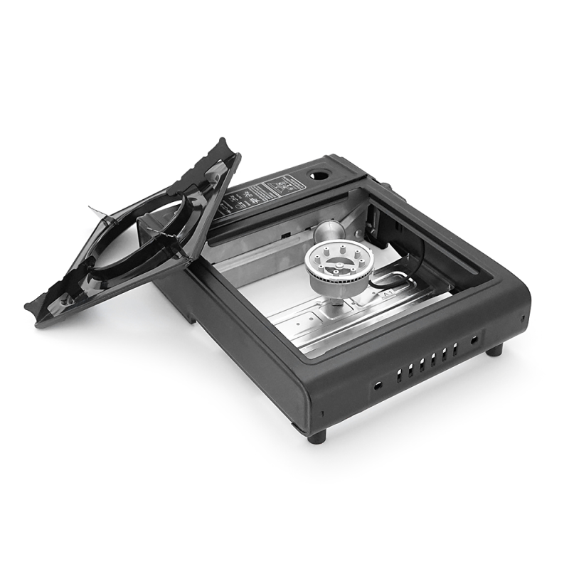 Портативна газова плита BK-155A, Black, Box