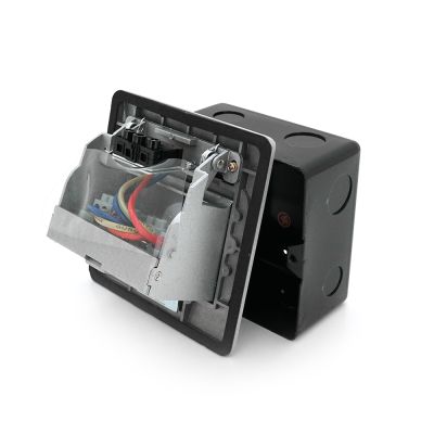 Розетка подвійна напольная висувна із заземленням J28L, Input: AC 100-250V 16A, White Розетка подвійна напольная висувна із заземленням J28L, Input: AC 100-250V 16A, White