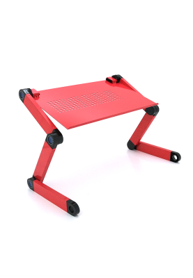 Стіл-підставка для ноутбука Aluminium Laptop Table (420*265), Red, Box