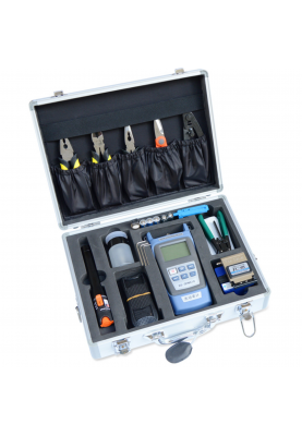 Набір інструментів і тестерів для роботи з оптичним кабелем RAYSHINE 15  в 1 Metall Case