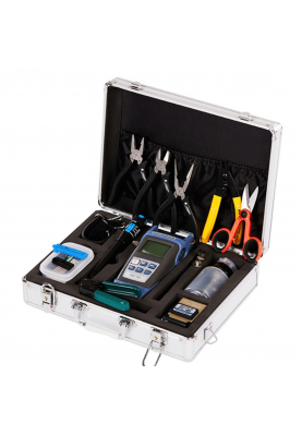 Набір інструментів і тестерів для роботи з оптичним кабелем FC-6S 15  в 1 Metall Case