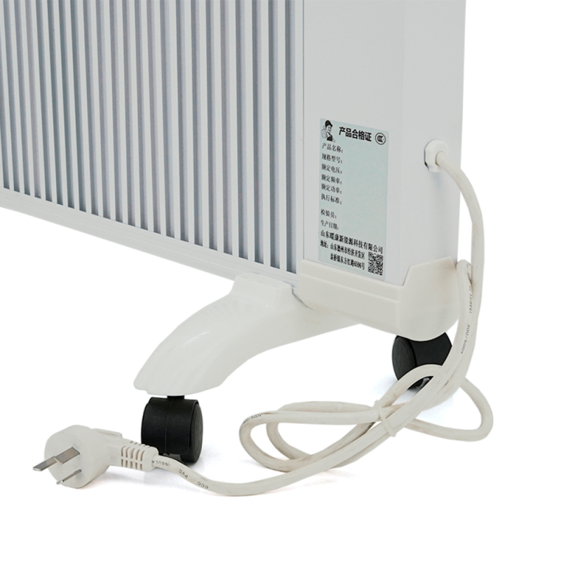 Конвектор електричний Nuankang NK-TXW1000, LED-дисплей, електронний термостат, 220V/1.0kW, 10-14 м², Box + перехідник на євророзетку