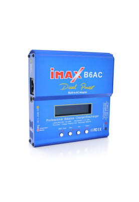 Універсальне ЗУ iMAX B6, 12V, 220-240V, 0,1-5A, LCD, балансир, від 1 до 15 осередків, клем (AGM/GEL/Li-Ion/LiFePO4/NiCa/NiMH)