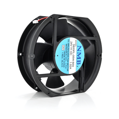 Кулер для охолодження серверних БП NMB-24 5920 PL-05W-B55 DC sleeve fan 2pin під паяння - 120*120*25мм, 24V/1A, 2600об/хв