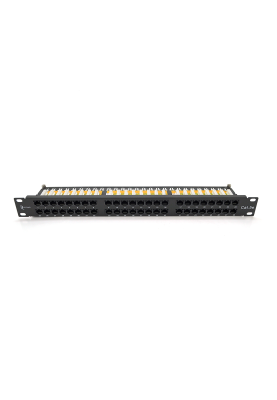 Патч-панель Ritar 48 портiв UTP DUAL кат 5Е 19 "1U НЕ екранована чорна Q10