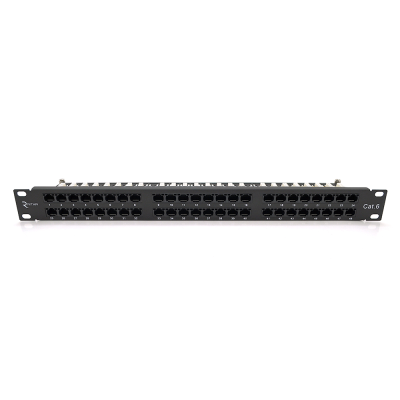 Патч-панель Ritar 48 портiв UTP DUAL кат 6 19 "1U НЕ екранована чорна Q10