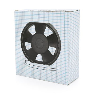 Кулер для охолодження серверних БП ТA15052HBL2 DC sleeve fan 2pin під паяння - 150*150*50мм, 220V/0,22A, 2600об/хв, 38W