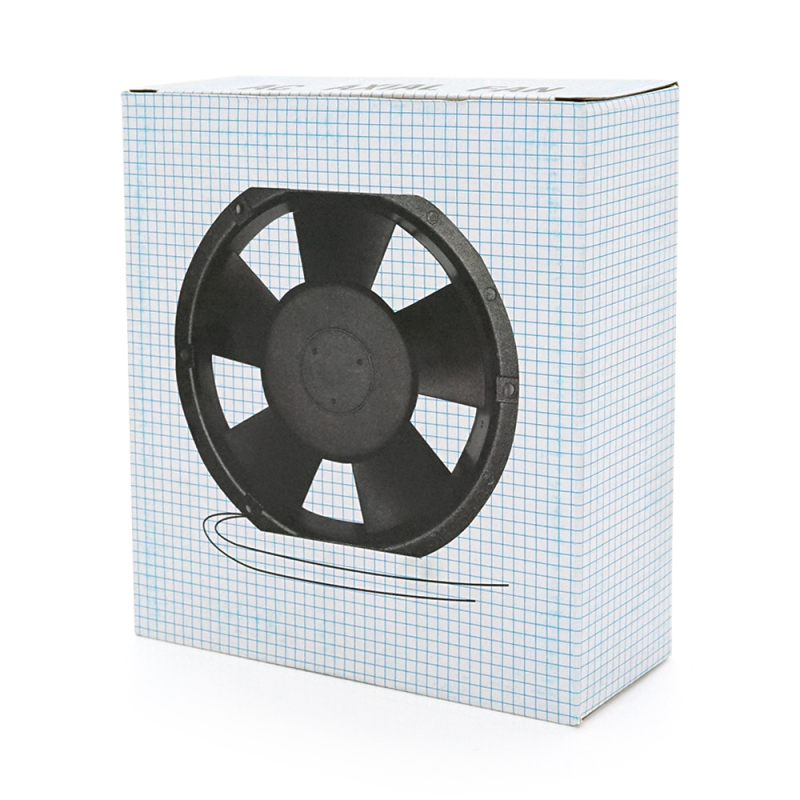 Кулер для охолодження серверних БП ТA15052HBL2 DC sleeve fan 2pin під паяння - 150*150*50мм, 220V/0,22A, 2600об/хв, 38W