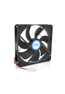 Кулер корпусний Pccooler F142, 140x140x25mm, 12V/0.08A, RPM 900±10%, 3-pin + MOLEX, Black, Box