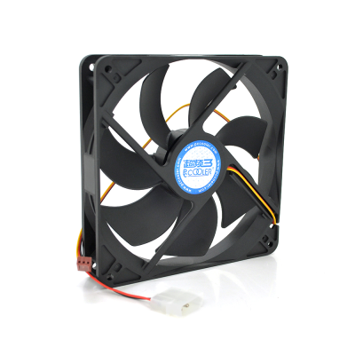 Кулер корпусний Pccooler F142, 140x140x25mm, 12V/0.08A, RPM 900±10%, 3-pin + MOLEX, Black, Box