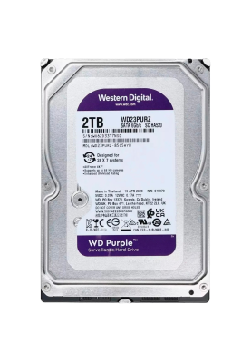 Жорсткий диск Western Digital Purple 2TB 64MB 5400rpm WD23PURZ 3.5 SATA III