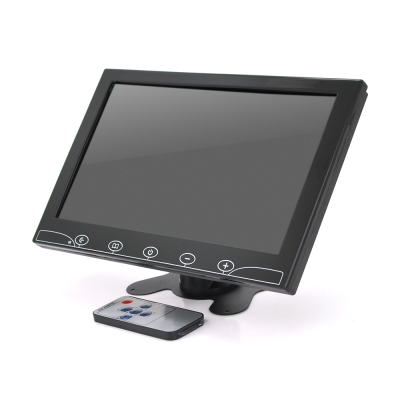 Монітор для відеоспостереження 10.1 ", AV + VGA + HDMI + RCA  роз'єми, 1024 * 600ips, 12-24V, BOX