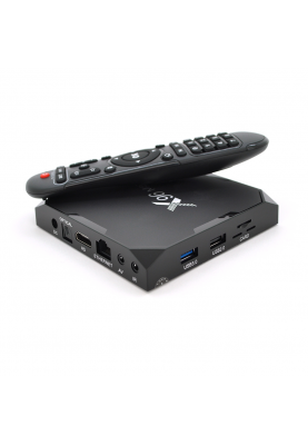 Медіа приставка X96-Max Plus6 4 / 32G Smart TV Box (Android 9.0, ОЗУ 4 Гб, 32Гб вбудованої пам'яті, 4-х ядерний процесор Amlogic 905  (2,0 ГГц)