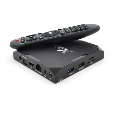 Медіа приставка X96-Max Plus6 4 / 32G Smart TV Box (Android 9.0, ОЗУ 4 Гб, 32Гб вбудованої пам'яті, 4-х ядерний процесор Amlogic 905  (2,0 ГГц)