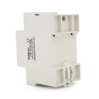 USB-роз'єм на DIN-рейку, DC5V/2.1A, 1P, IP22