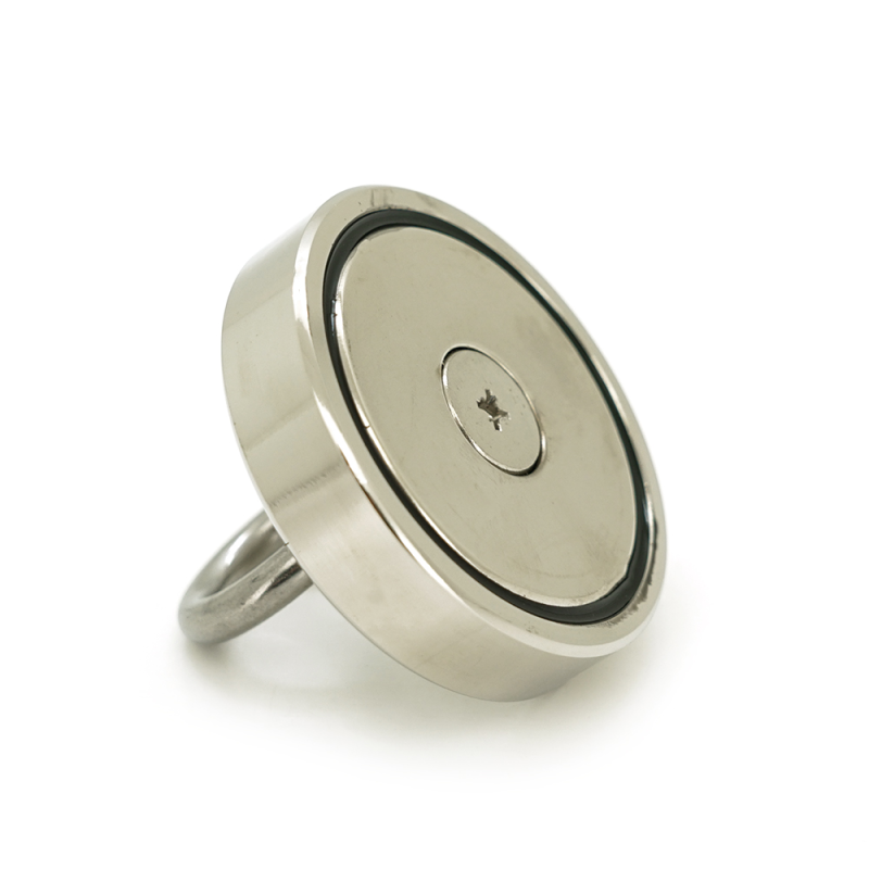 Магніт з кільцем D75, натяг 0-165 кг