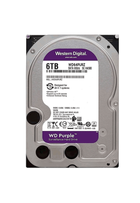 Жорсткий диск Western Digital Purple 6TB 5400rpm 256MB WD64PURZ 6Gb/s