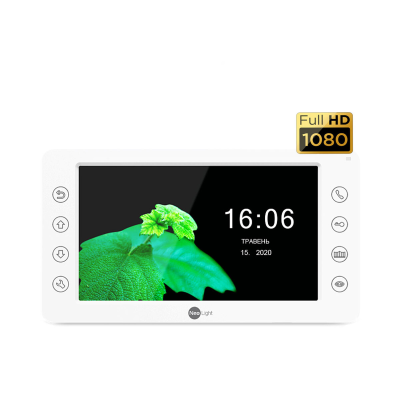 7ми дюймовий аналоговий відеодомофон без пам'яті NeoLight KAPPA білий